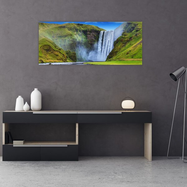 Slika - Vodopad Seljalandsfoss (120x50 cm)
