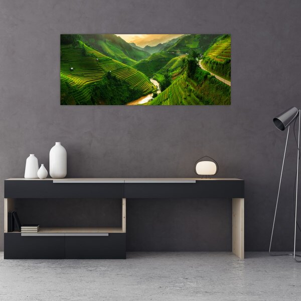 Slika - Mu Cang Chai rižine terase (120x50 cm)
