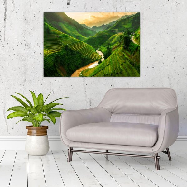 Slika - Mu Cang Chai rižine terase (90x60 cm)