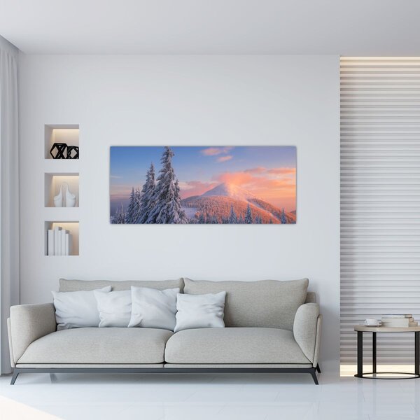 Slika - Zimski pejzaž (120x50 cm)