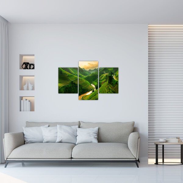 Slika - Mu Cang Chai rižine terase (90x60 cm)