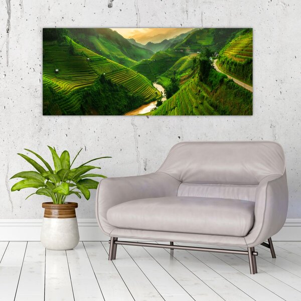 Slika - Mu Cang Chai rižine terase (120x50 cm)