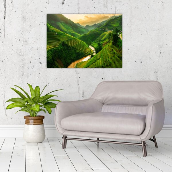 Slika - Mu Cang Chai rižine terase (70x50 cm)