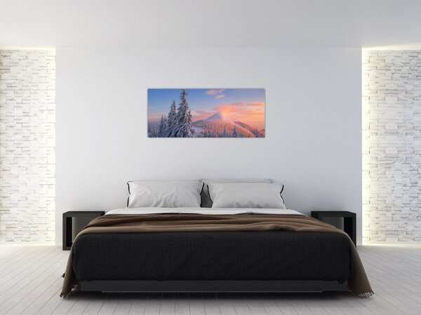 Slika - Zimski pejzaž (120x50 cm)