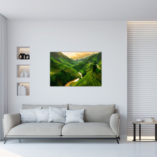 Slika - Mu Cang Chai rižine terase (90x60 cm)