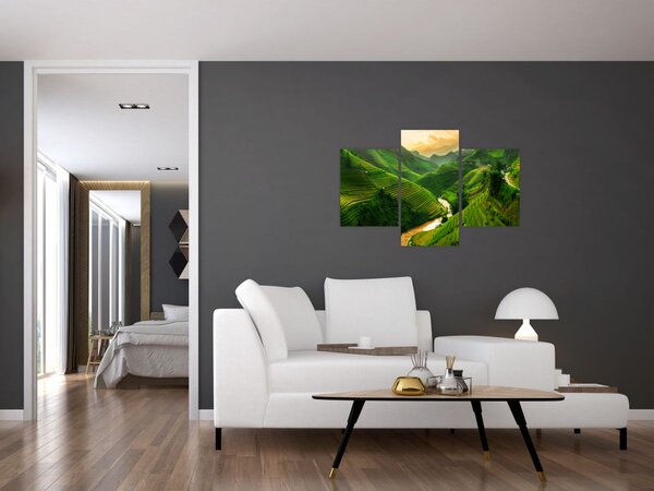 Slika - Mu Cang Chai rižine terase (90x60 cm)