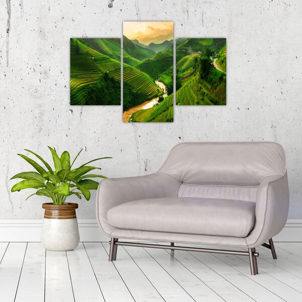 Slika - Mu Cang Chai rižine terase (90x60 cm)