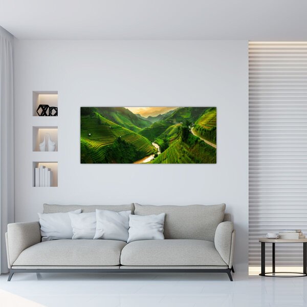 Slika - Mu Cang Chai rižine terase (120x50 cm)