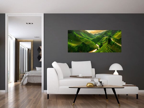 Slika - Mu Cang Chai rižine terase (120x50 cm)