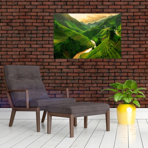 Slika - Mu Cang Chai rižine terase (90x60 cm)