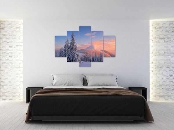 Slika - Zimski pejzaž (150x105 cm)