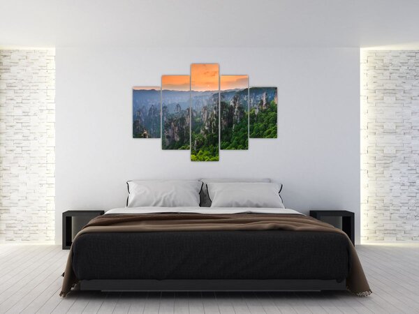 Slika - Nacionalni šumski park Zhangjiajie (150x105 cm)