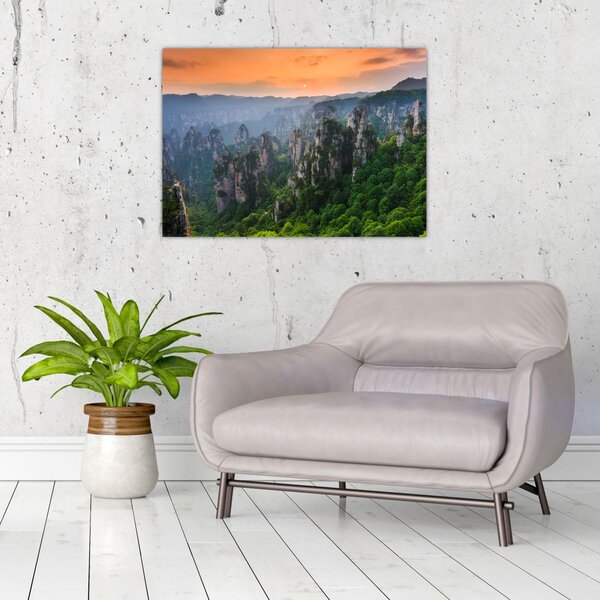 Slika - Nacionalni šumski park Zhangjiajie (70x50 cm)