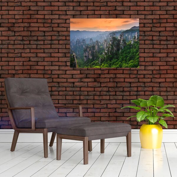 Slika - Nacionalni šumski park Zhangjiajie (70x50 cm)