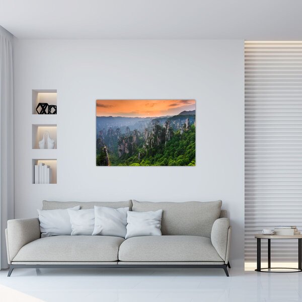 Slika - Nacionalni šumski park Zhangjiajie (90x60 cm)