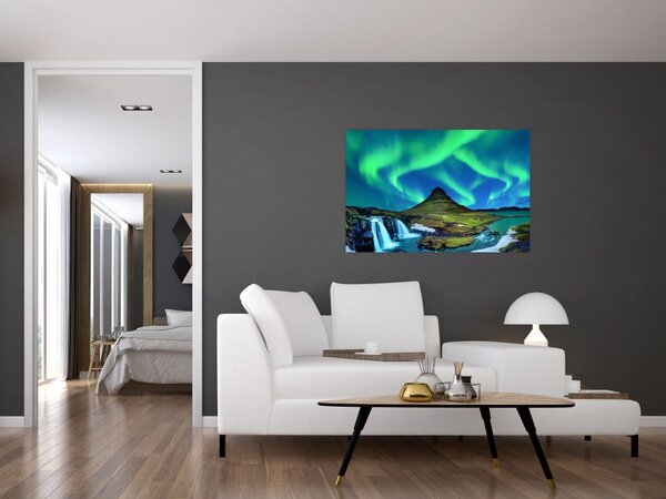 Slika - Kirkjufell, Island (90x60 cm)