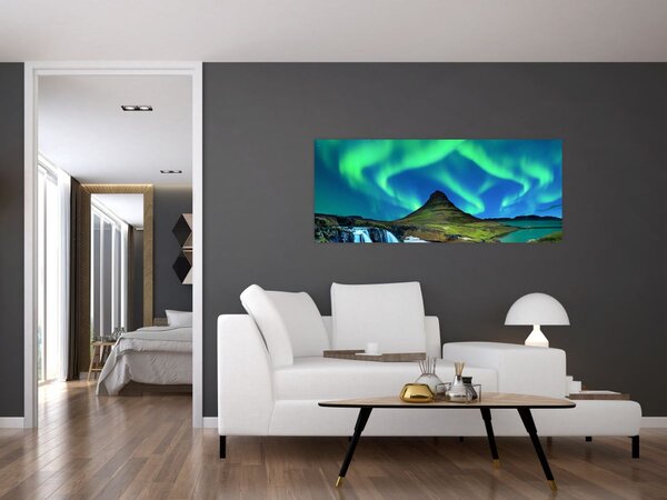 Slika - Kirkjufell, Island (120x50 cm)