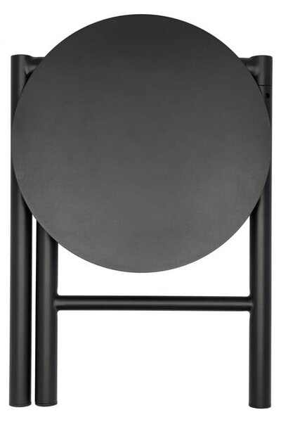 Crni metalni stolac Disc – Zone