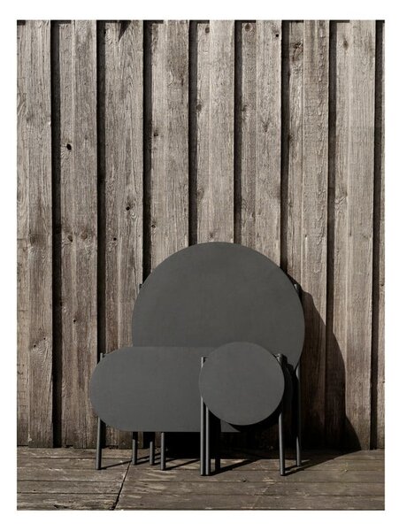Crni metalni stolac Disc – Zone