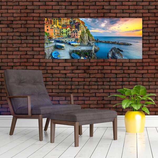 Slika - Mediteransko selo (120x50 cm)
