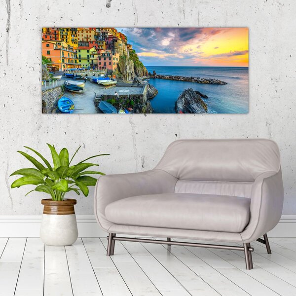 Slika - Mediteransko selo (120x50 cm)