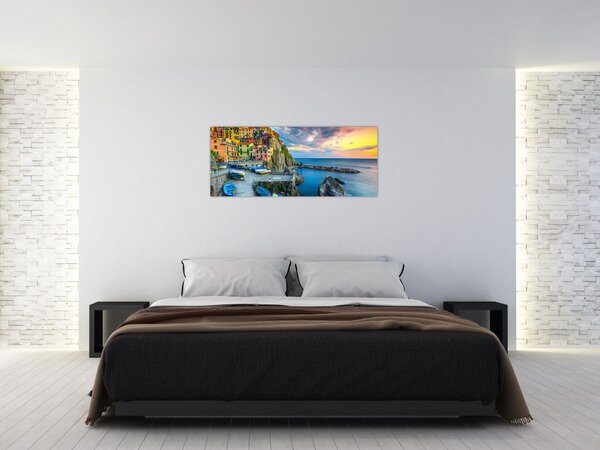 Slika - Mediteransko selo (120x50 cm)