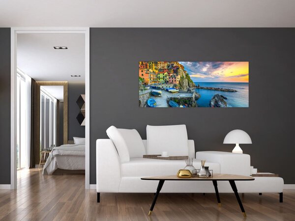 Slika - Mediteransko selo (120x50 cm)