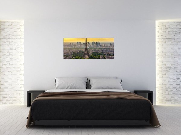 Slika - Panorama Pariza (120x50 cm)