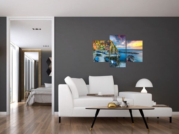 Slika - Mediteransko selo (90x60 cm)