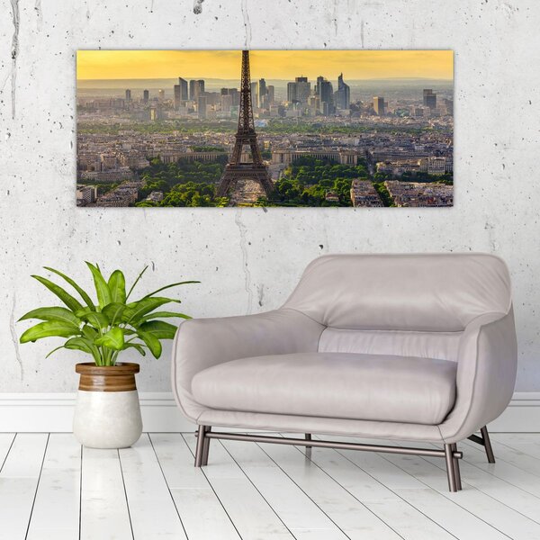 Slika - Panorama Pariza (120x50 cm)