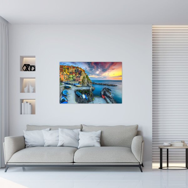 Slika - Mediteransko selo (90x60 cm)