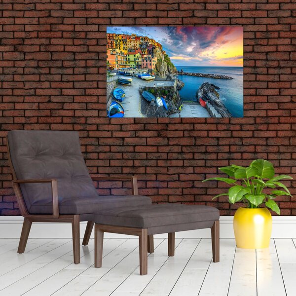 Slika - Mediteransko selo (90x60 cm)