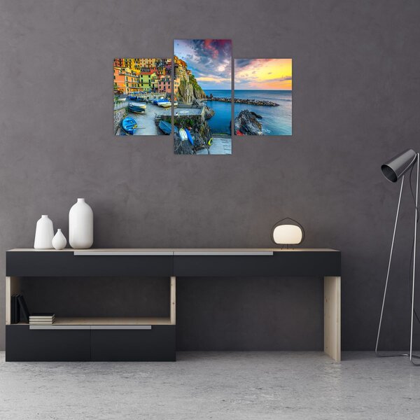 Slika - Mediteransko selo (90x60 cm)