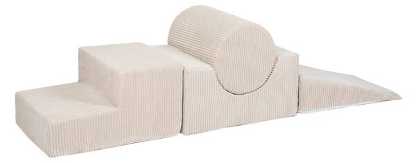 Krem set mekanih igrački od pjene od samta 45x170x30 cm Montessori – Meowbaby