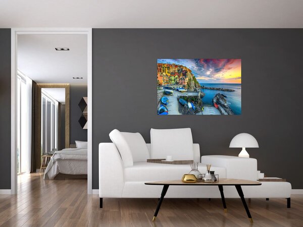 Slika - Mediteransko selo (90x60 cm)