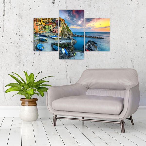 Slika - Mediteransko selo (90x60 cm)