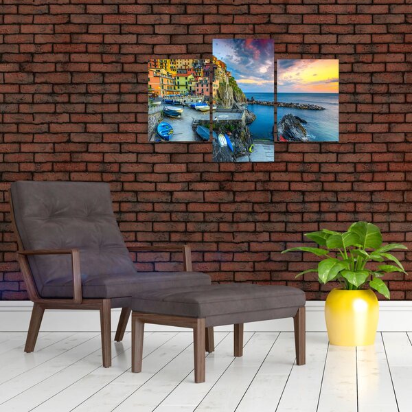Slika - Mediteransko selo (90x60 cm)