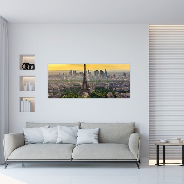Slika - Panorama Pariza (120x50 cm)
