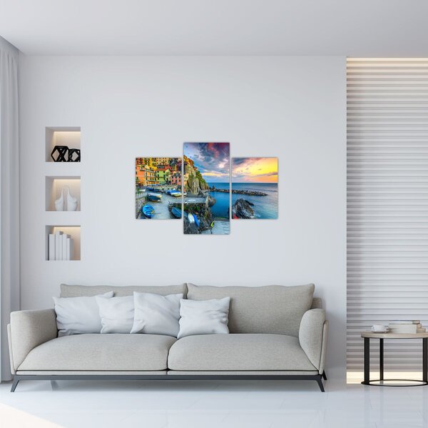 Slika - Mediteransko selo (90x60 cm)