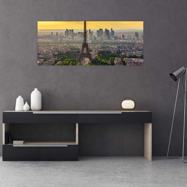 Slika - Panorama Pariza (120x50 cm)