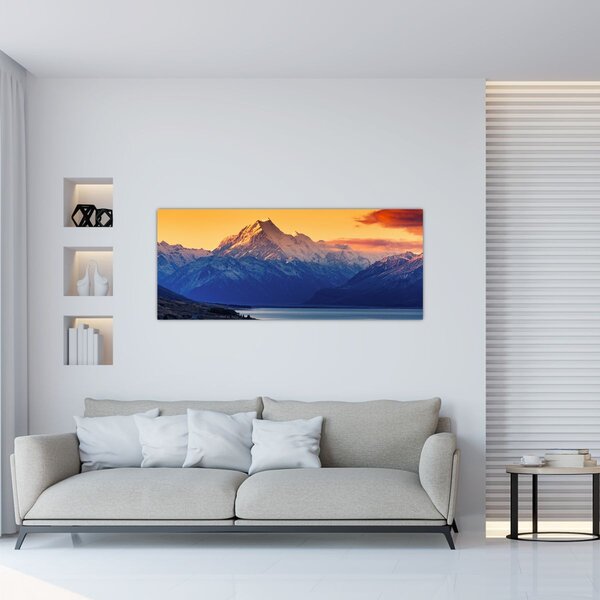 Slika - jezero Pukaki (120x50 cm)