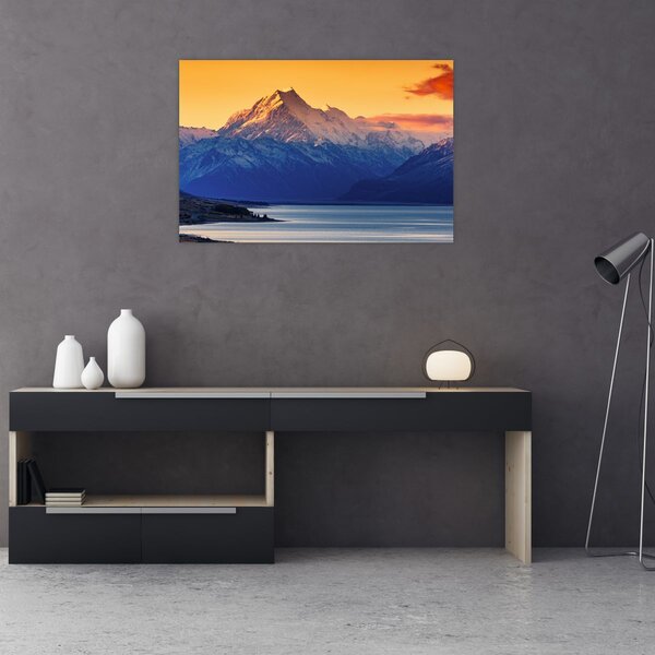 Slika - jezero Pukaki (90x60 cm)