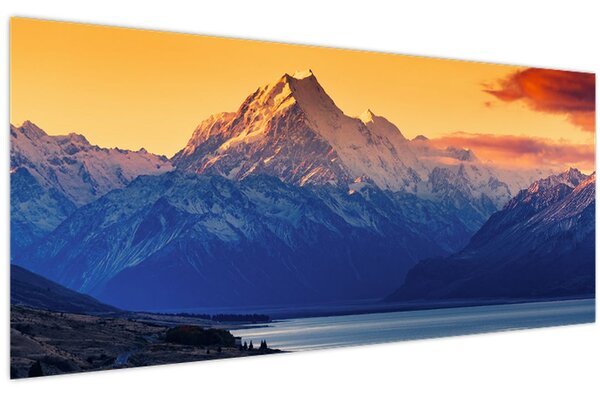 Slika - jezero Pukaki (120x50 cm)