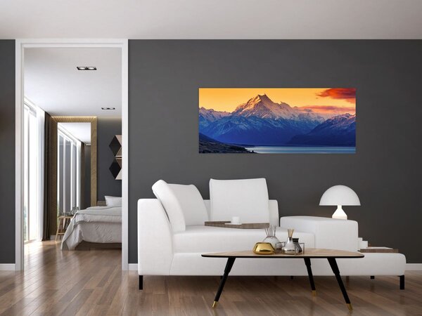 Slika - jezero Pukaki (120x50 cm)
