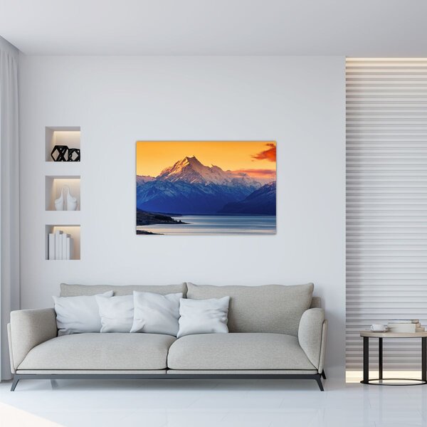 Slika - jezero Pukaki (90x60 cm)