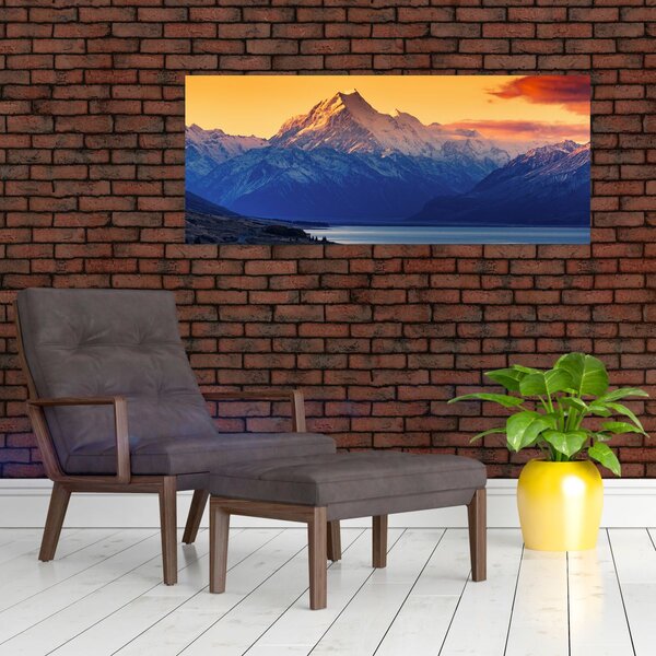 Slika - jezero Pukaki (120x50 cm)