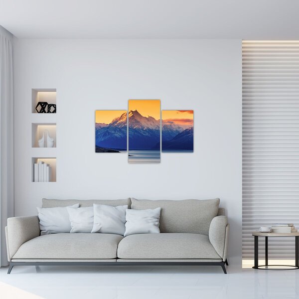 Slika - jezero Pukaki (90x60 cm)
