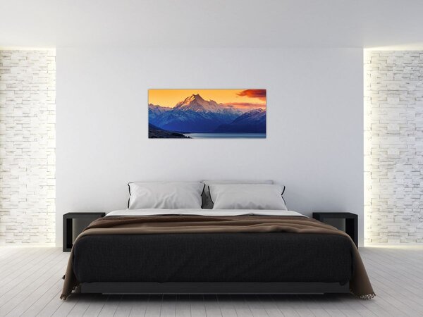Slika - jezero Pukaki (120x50 cm)