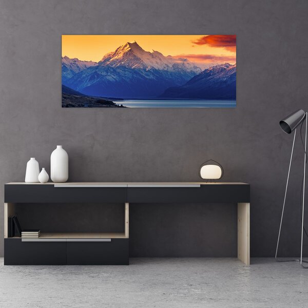 Slika - jezero Pukaki (120x50 cm)