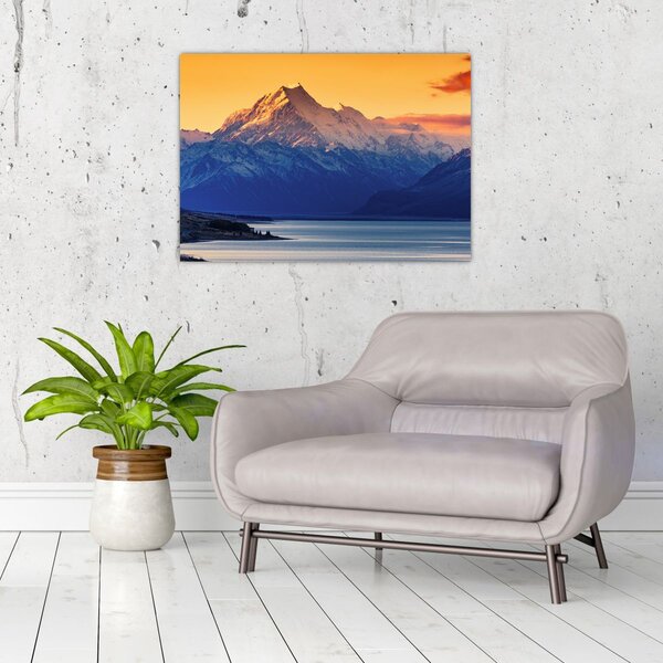 Slika - jezero Pukaki (70x50 cm)